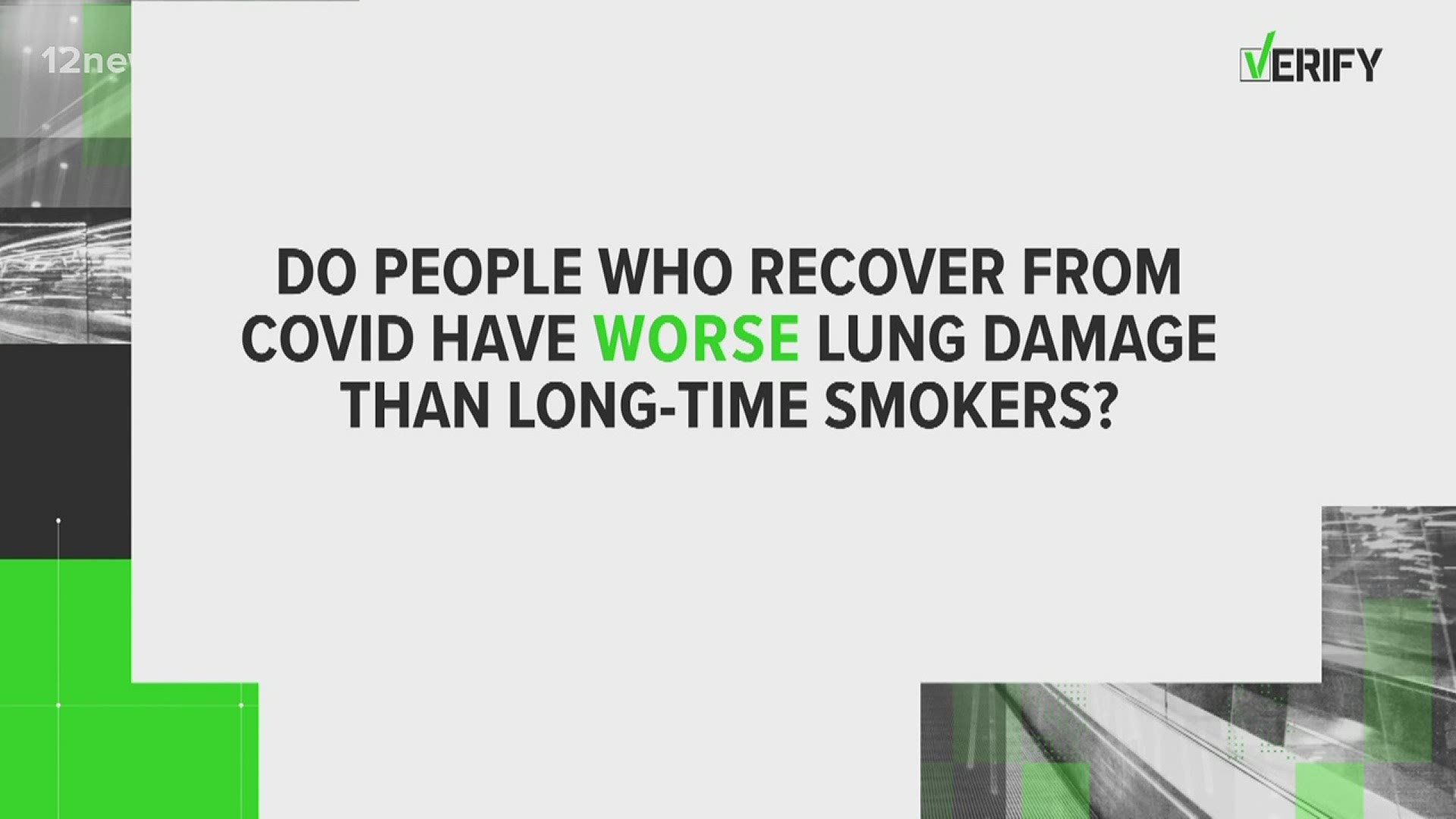 People who recover from severe COVID-19 have worse lung damage than habitual smokers.