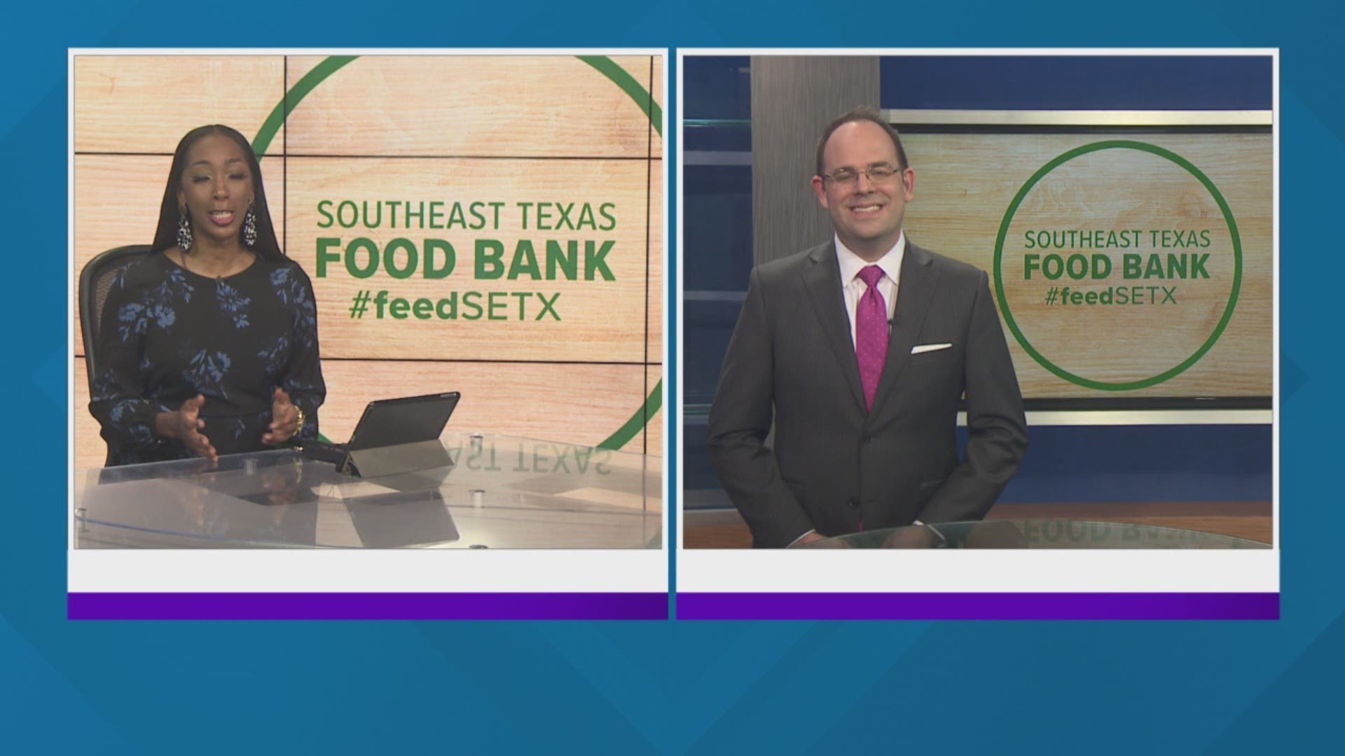Together with the community and corporate partners, 12News and the Southeast Texas Food Bank are moving toward the goal of raising $250,000