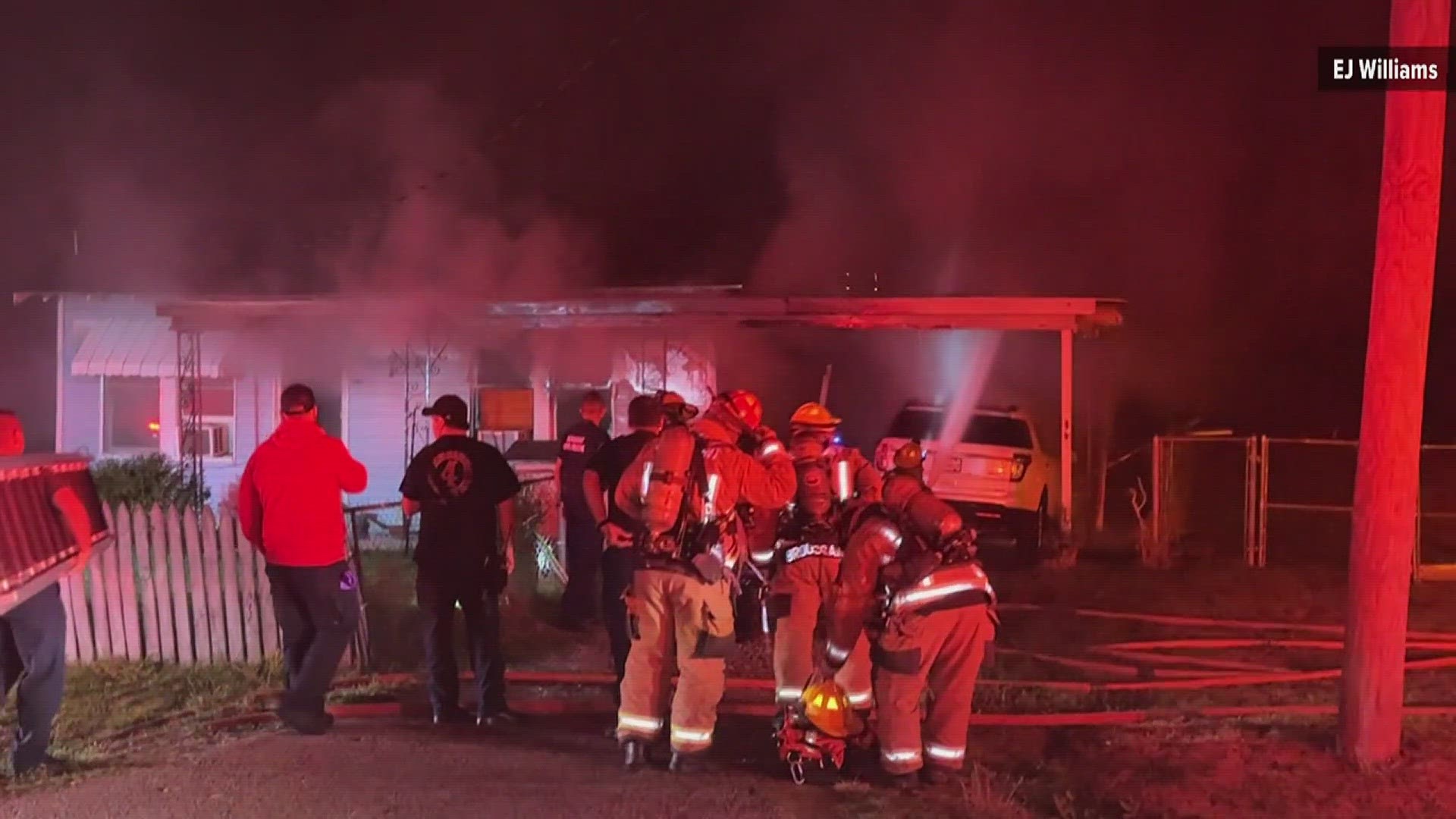 They lived in the house for 20 years, but are now displaced because of fire, smoke and water damage to the house.