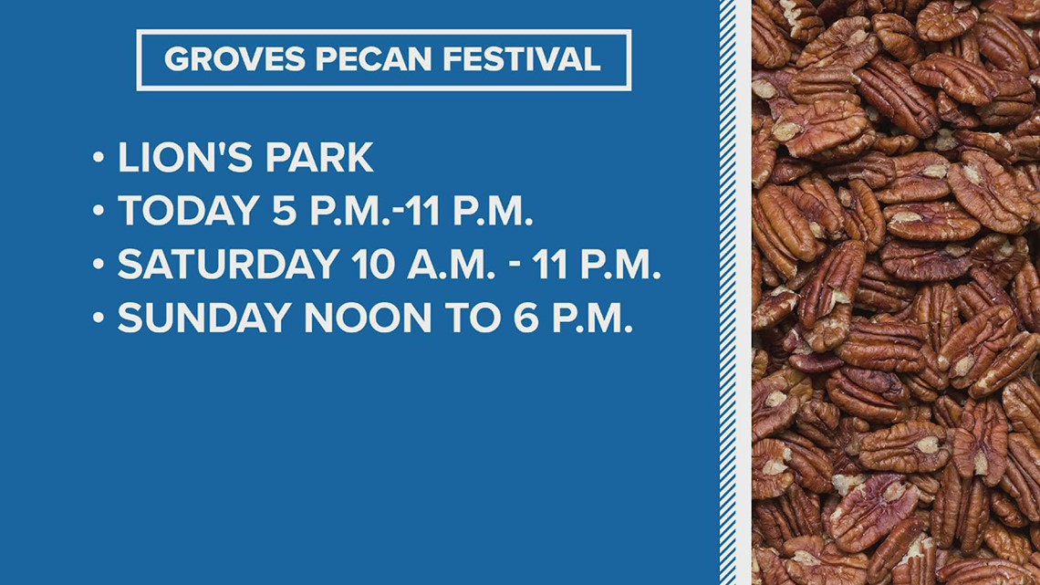 LIST | Festivities, food and music Southeast Texans can enjoy during 2022 Groves Pecan Festival