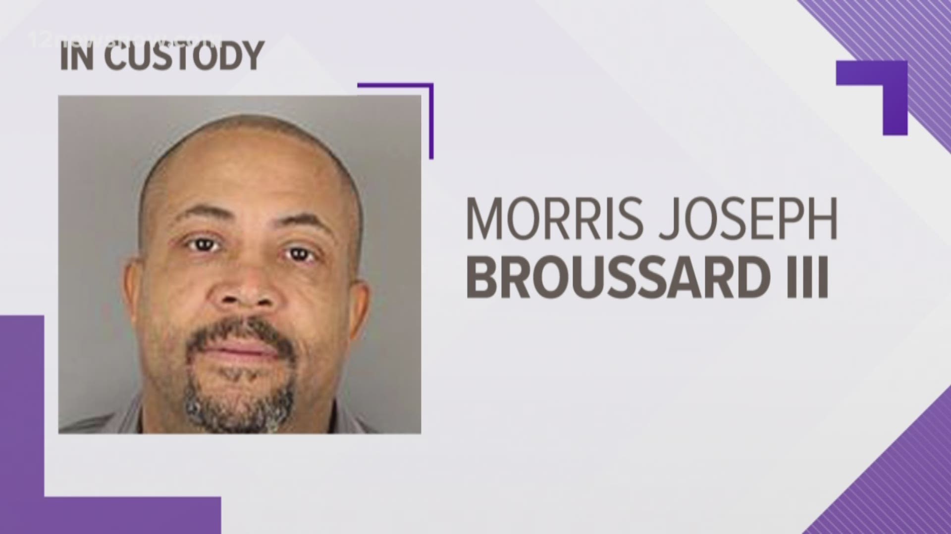 The woman claimed Broussard shot her in the hand and repeatedly sexually assaulted her.