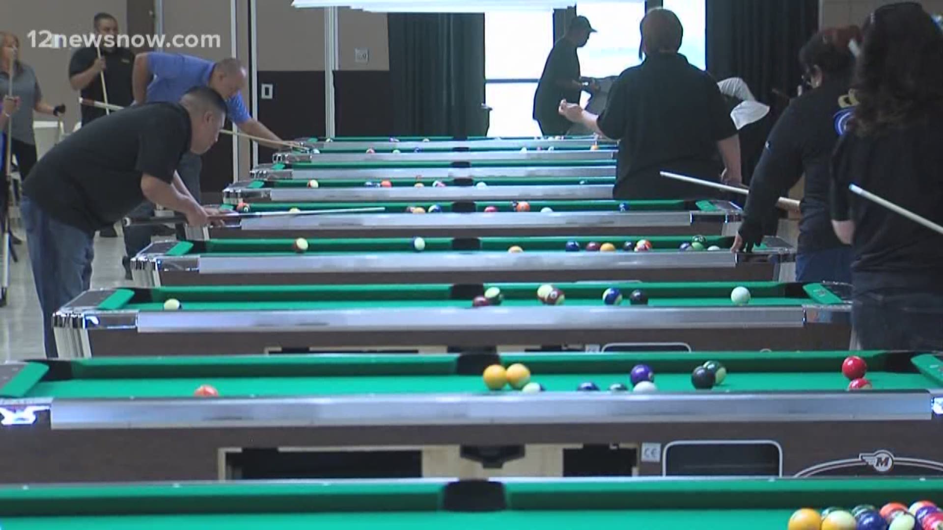 More than 400 people compete in in pool tournament in Port Arthur 12newsnow