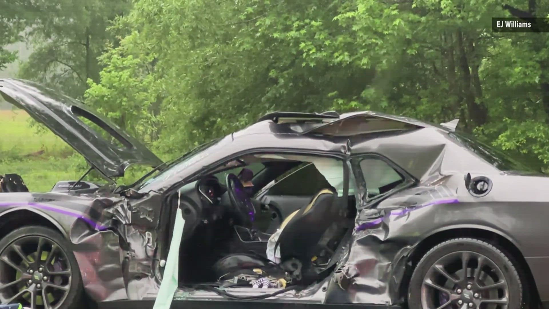 DPS Lt. Chuck Havard tells 12News a car attempted to make a U-turn when it was T-boned by a truck. The driver of the car was pronounced dead on the scene.