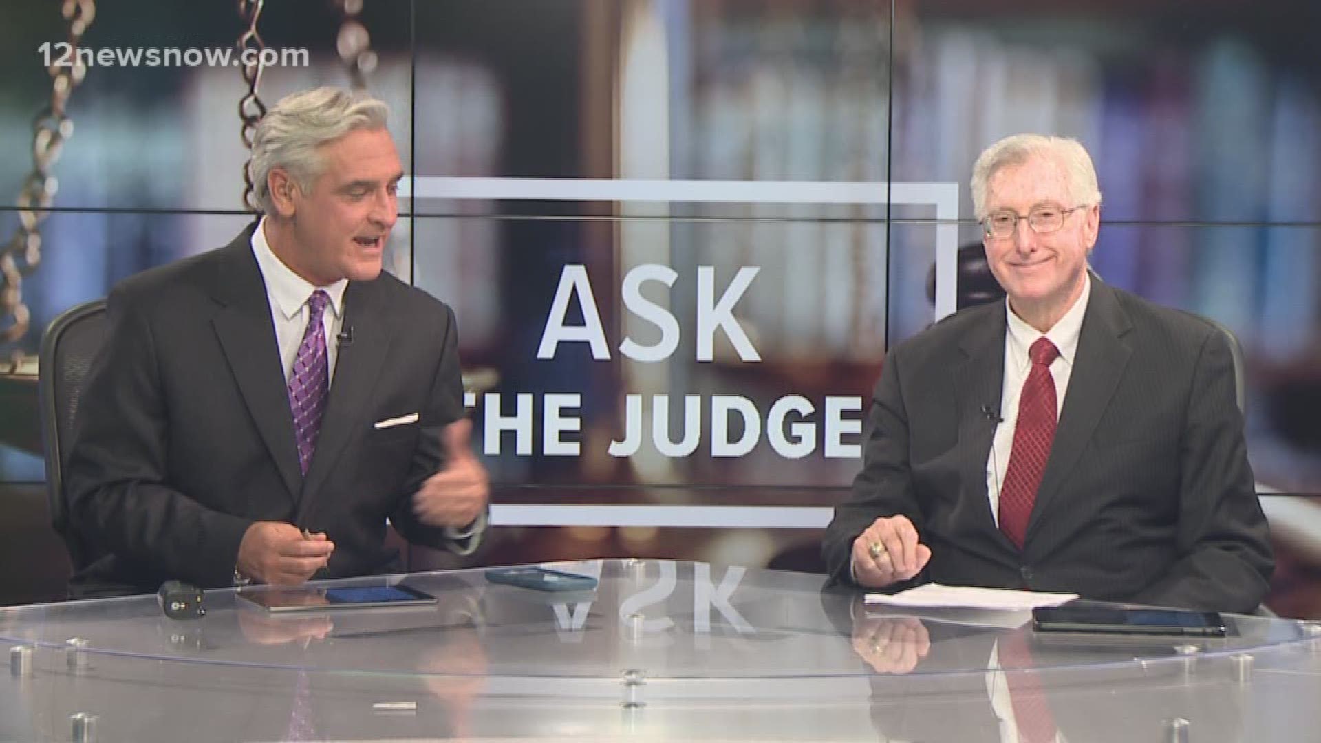 Judge Larry Thorne answers viewer questions about bouncing checks, pay cuts, and neighbor issues