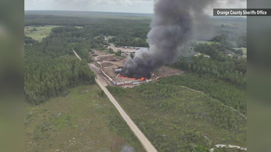 Fire Breaks Out Sunday At Recycling Center | 12newsnow.com