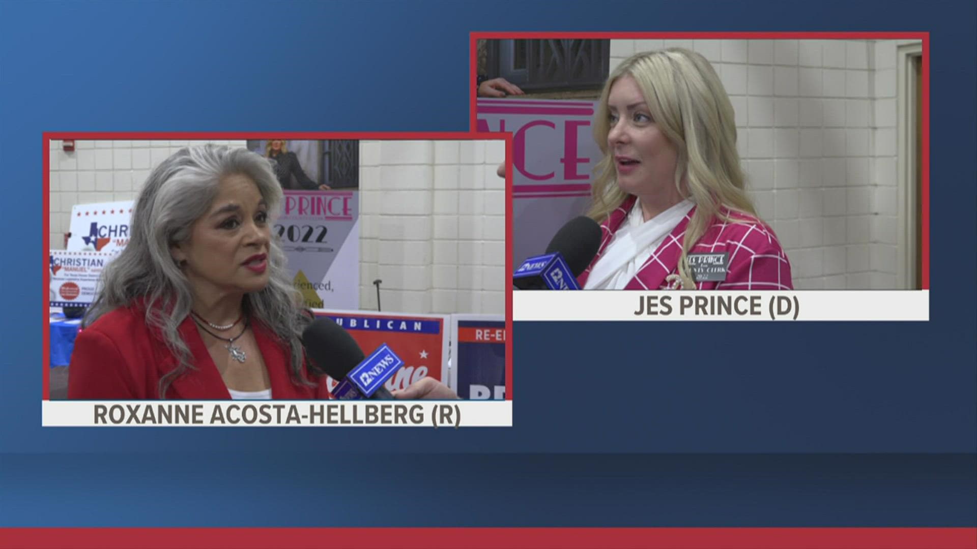 Republican candidate Roxanne Acosta-Hellberg and Democrat candidate Jes Prince are facing off for the seat.