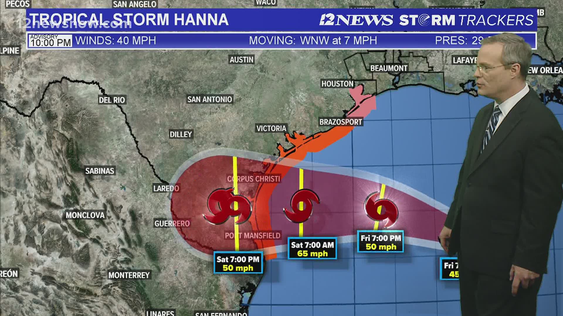 Saturday afternoon could bring several inches of rain to Southeast Texas