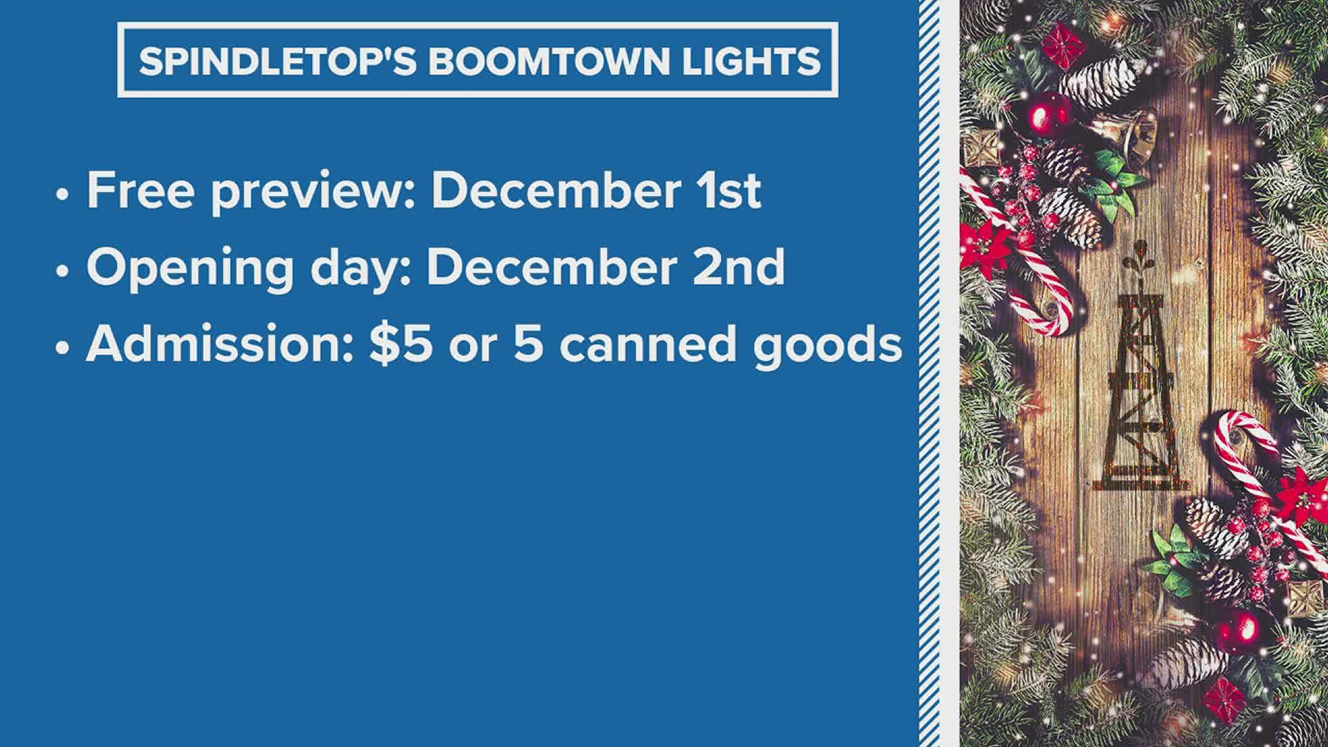 Southeast Texans are invited to go and enjoy the Christmas lights at the Spindletop-Gladys City Boomtown Museum.