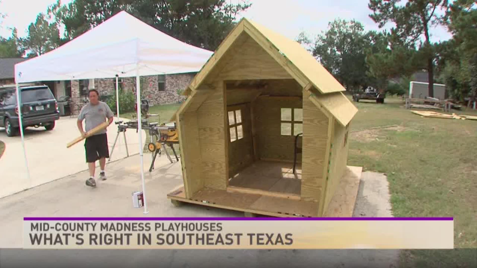 CASA of Southeast Texas gets involved in Mid-County Madness this year with two special playhouses being raffled off to benefit CASA. this week it's "what's right in Southeast Texas!"