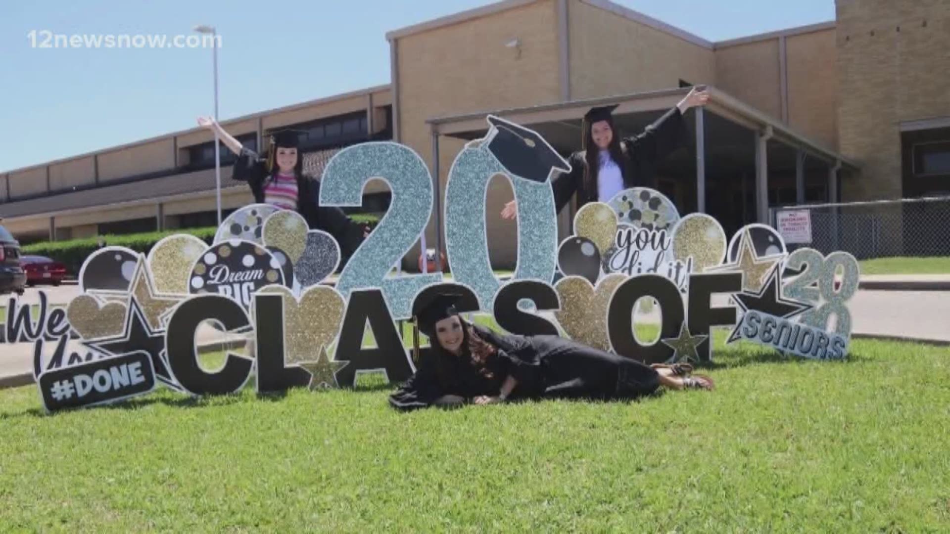 Seniors in Vidor went back to school Thursday but not for classes as they picked up things that mark the end of their high school careers.