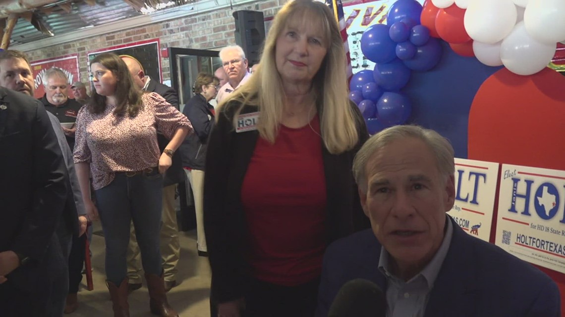 Gov. Abbott visits Lumberton to endorse Janis Holt - Vimarsana News