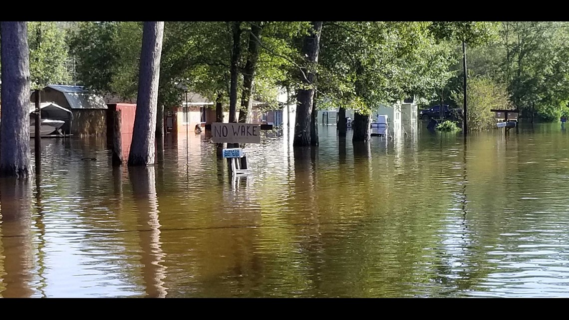 Vidor neighborhoods flooded after Imelda brings rain to Texas