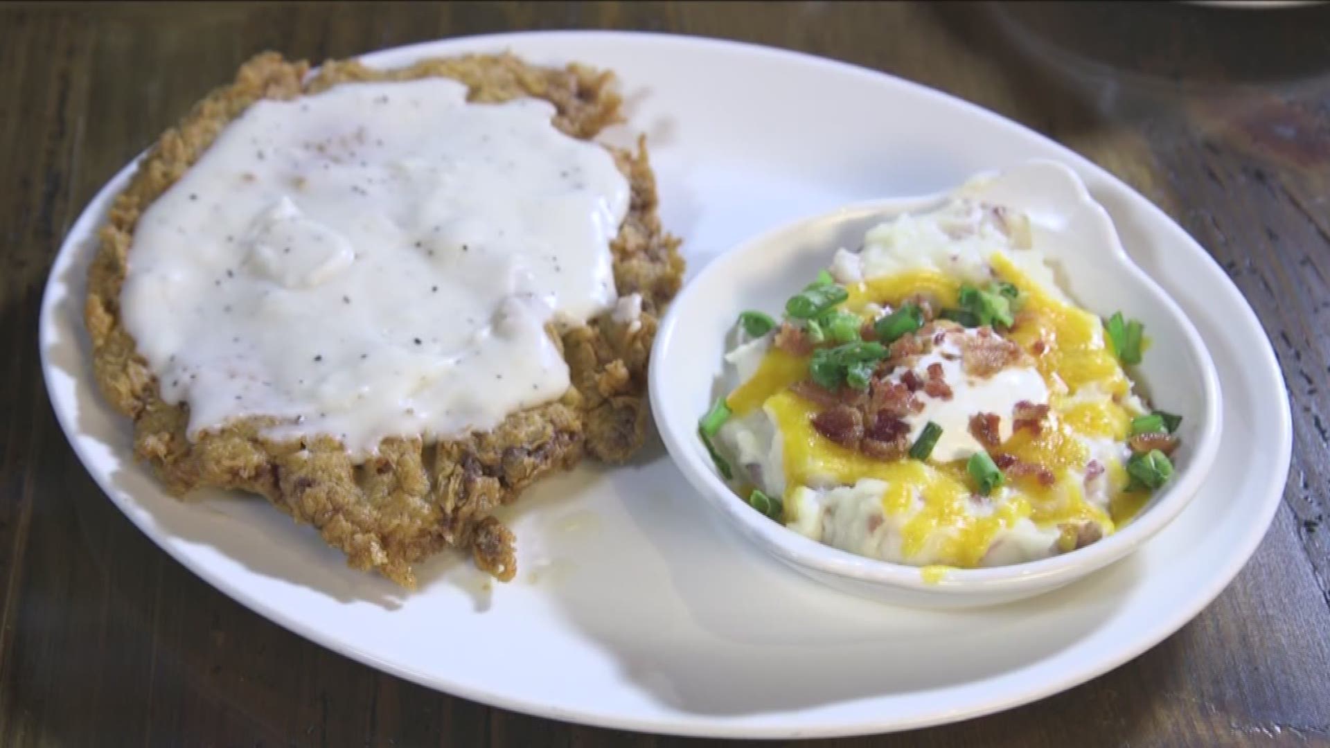 The Wood Fired Grill features some its most popular dishes, like the Chicken Fried Steak!