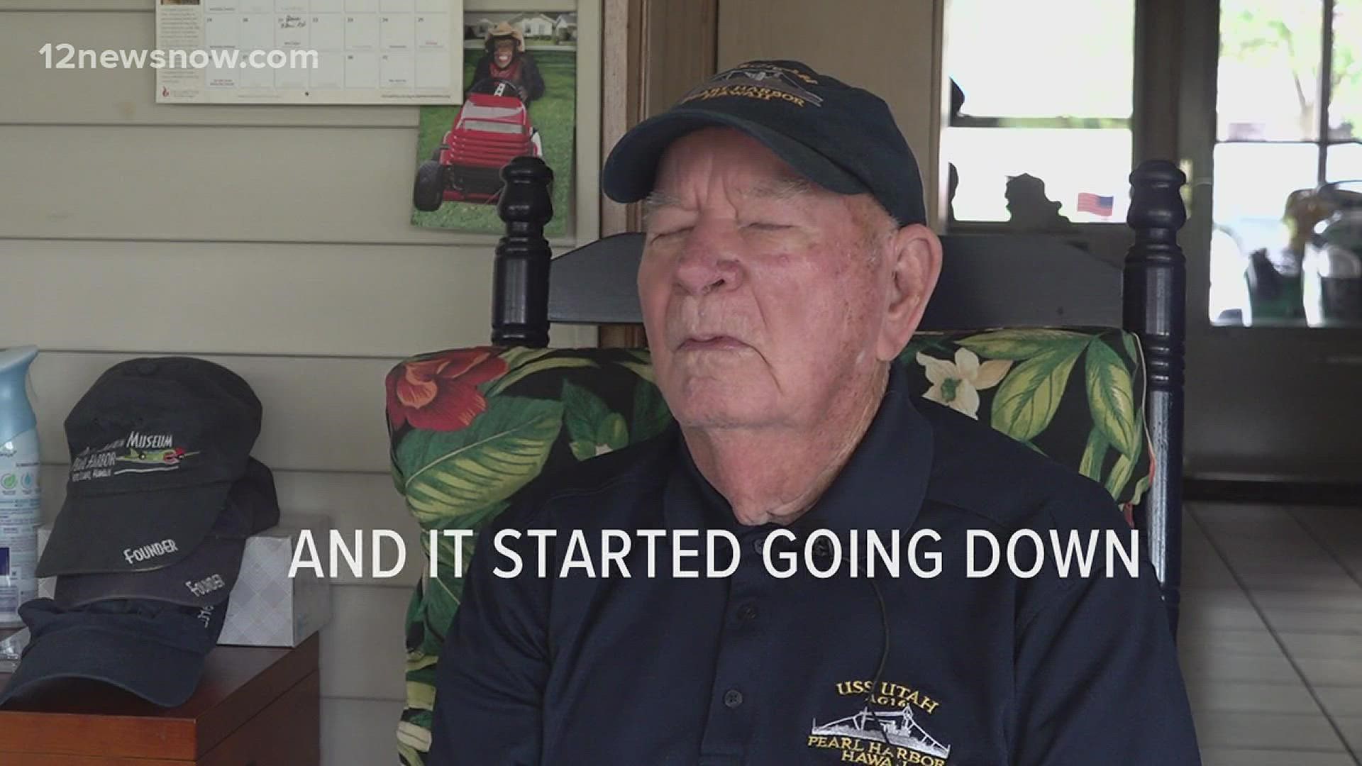 100-year-old Cedric Stout lives in Bridge City and is one of the last known Pearl Harbor survivors in Southeast Texas.