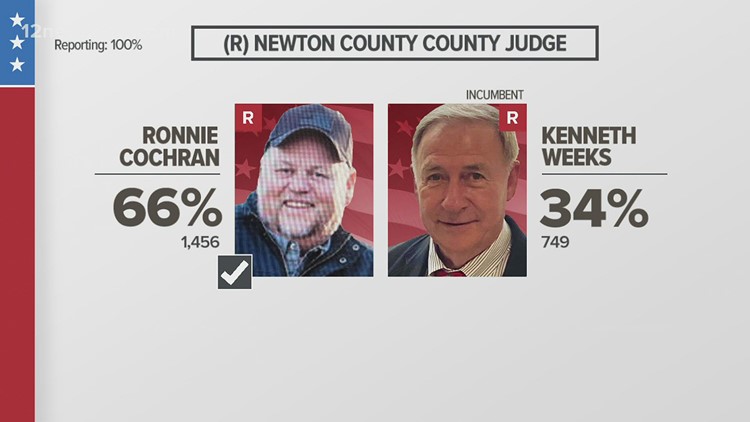 Ronnie Cochran to become next Newton County judge after beating Kenneth Weeks