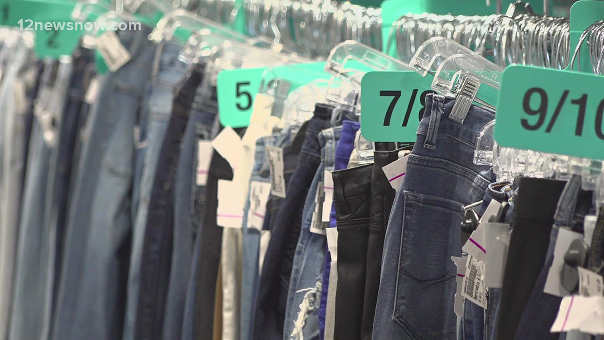 Plato's Closet in Beaumont allows you to exchange clothes for money or store credit.