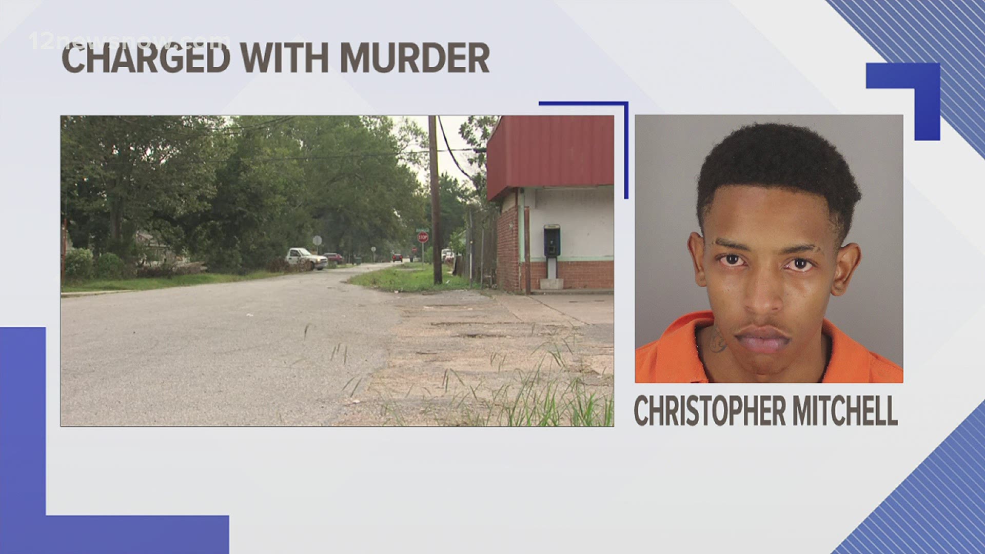 Court documents stated a witness told police Christopher Mitchell started shooting out of a car in a drive-by shooting in Beaumont and said, "I got me one."