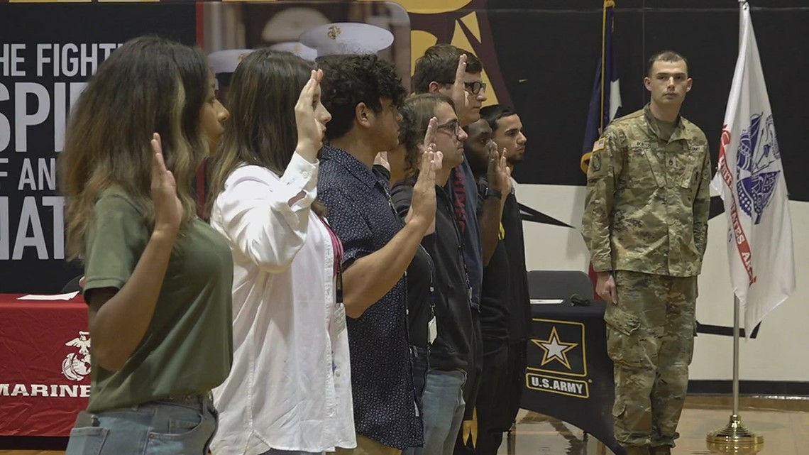9 Nederland High School seniors sign letters of intent to join several military branches