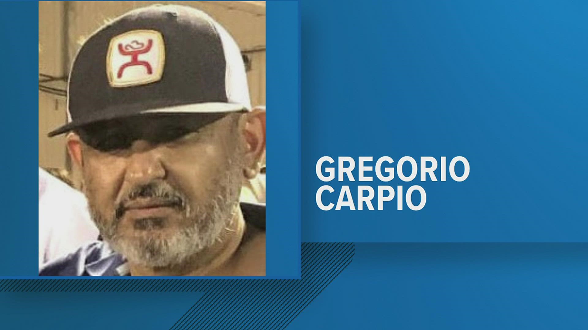Gregorio Carpio, 50 of Rye, remains at large.