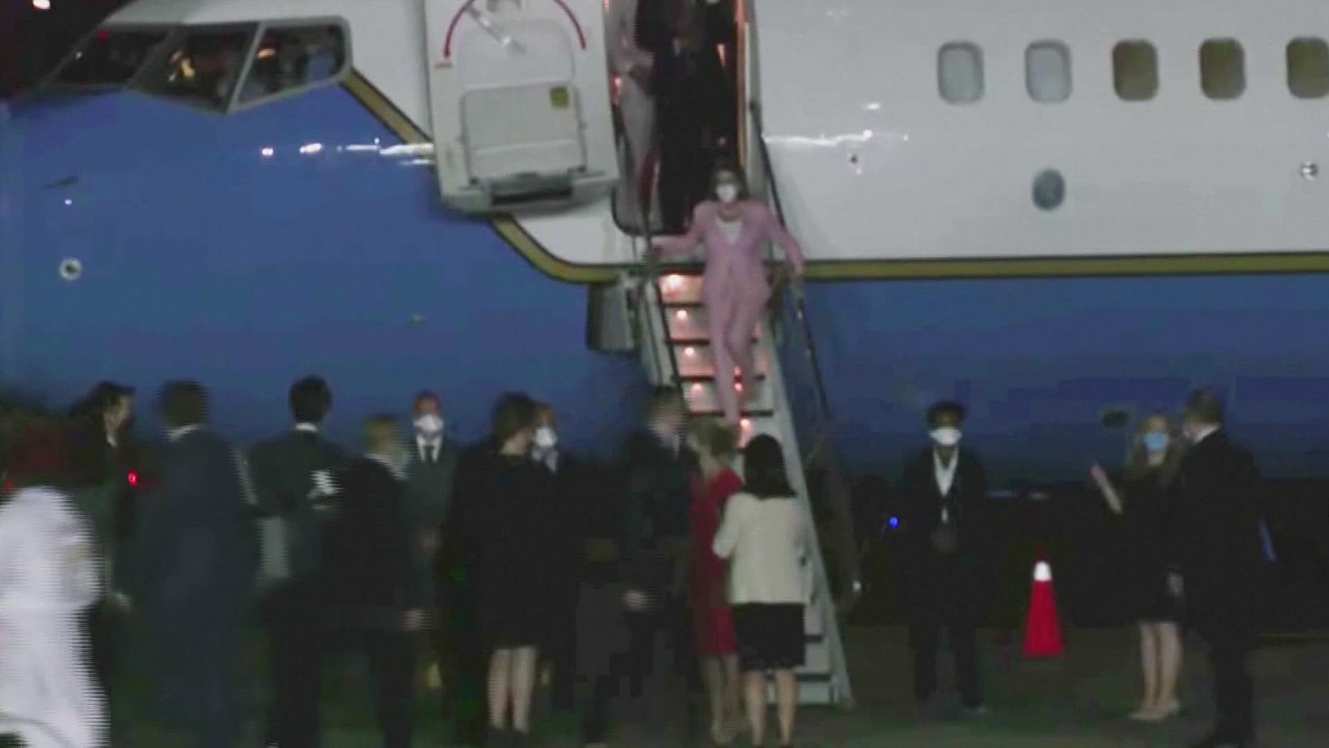 She is the first house speaker to visit Taiwan in 23 years.