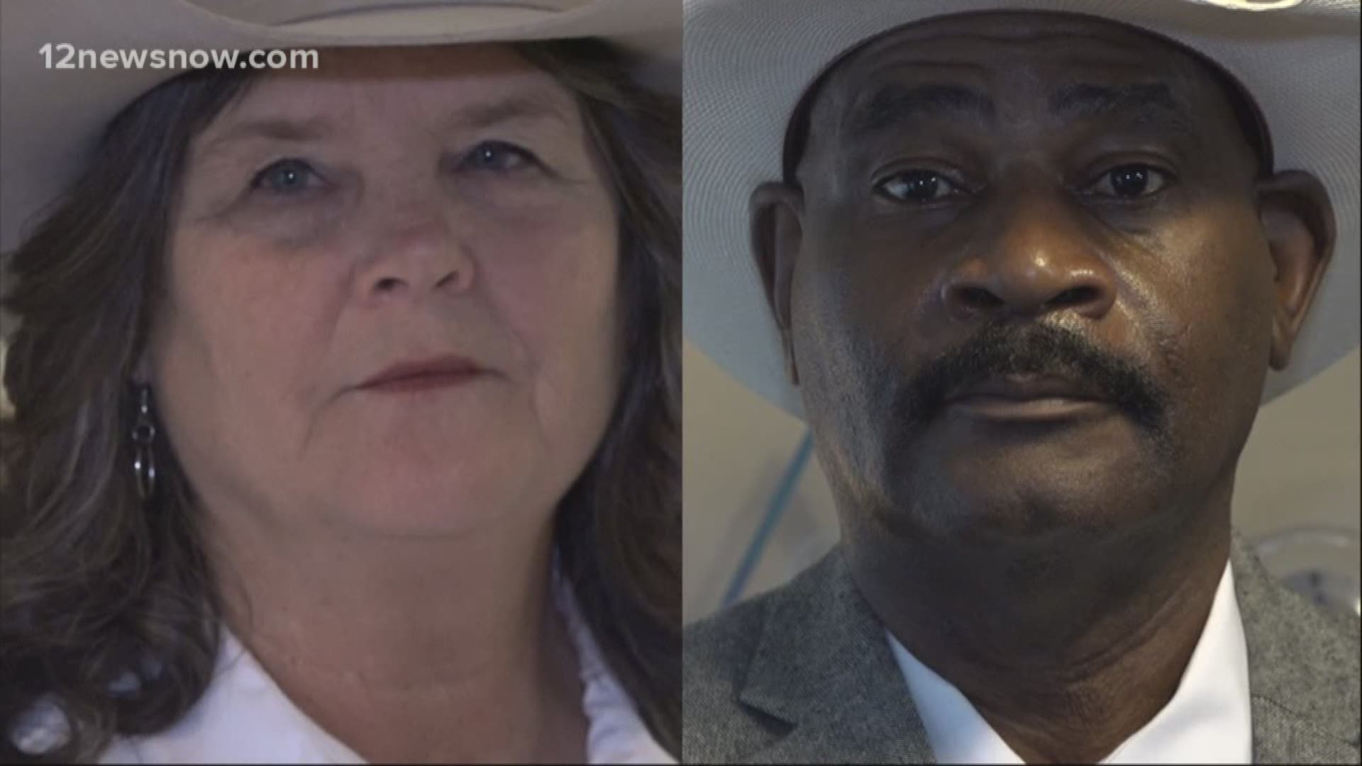 If elected, Cynthia Hall would became the first female sheriff of Newton County. Robert Burby can be the department's first African-American should he win.