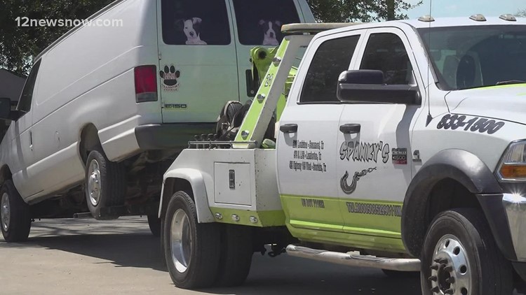 Humane Society of Southeast Texas sees outpouring of support after catalytic converter stolen from van