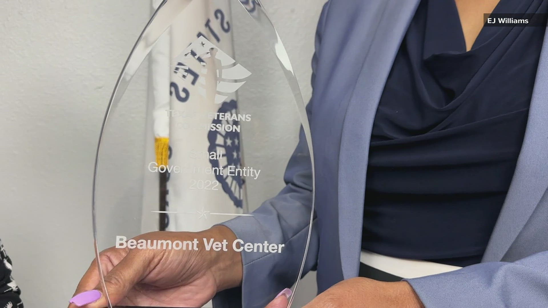 Beaumont Vet Center awarded Government Entity of the Year by Texas Veterans Commission