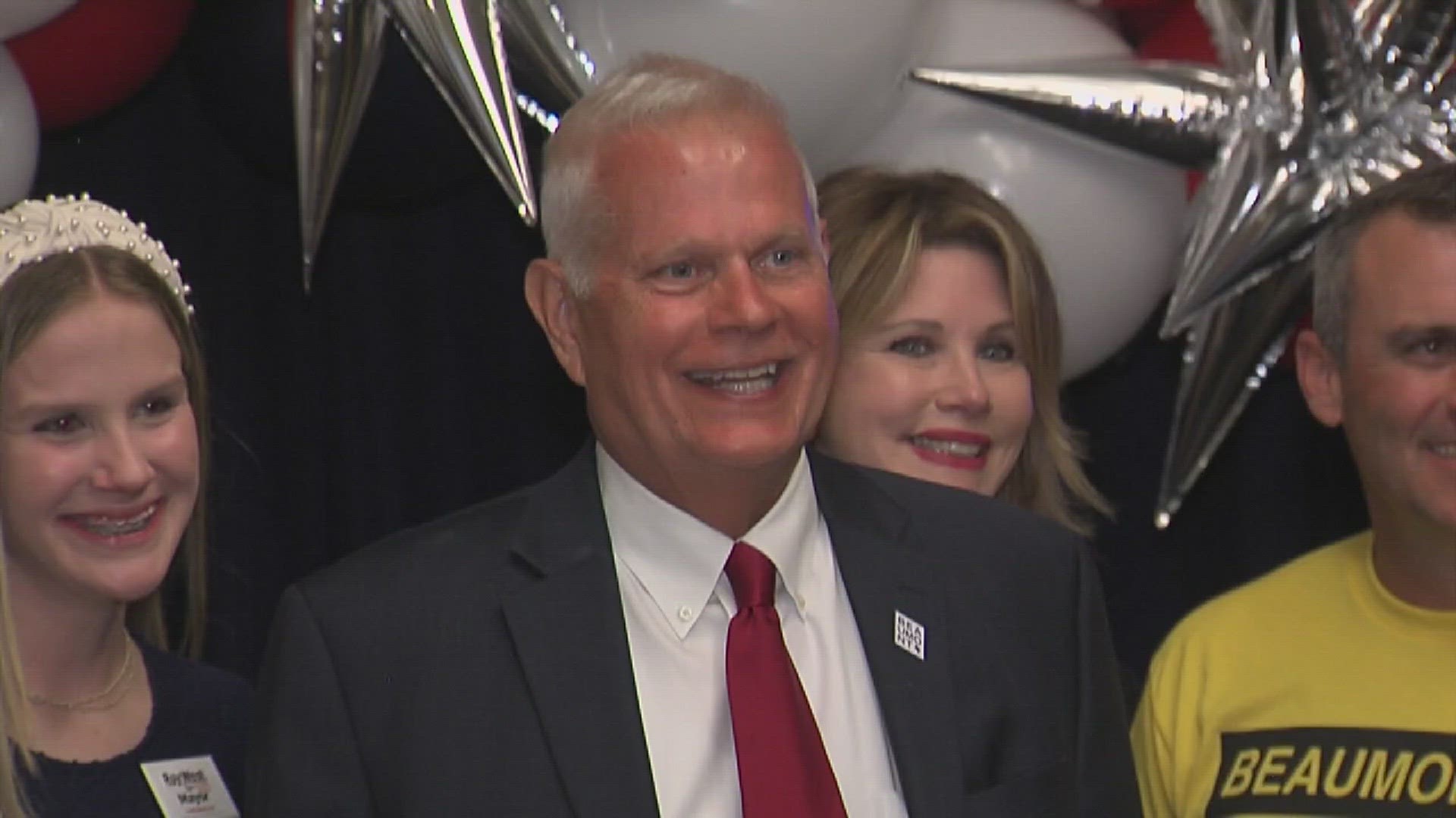 Roy West won the 2023 Beaumont mayoral election, beating incumbent Mayor Mouton and challenger James Eller Jr.