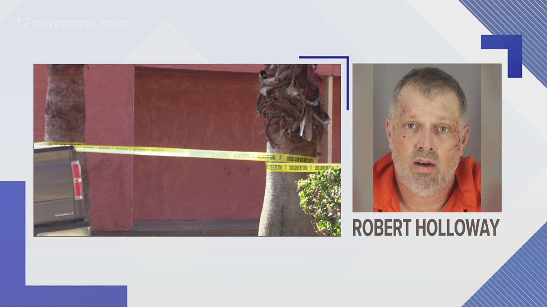 Robert Holloway was indicted on a murder charge Wednesday after a woman was stabbed to death in Port Neches.