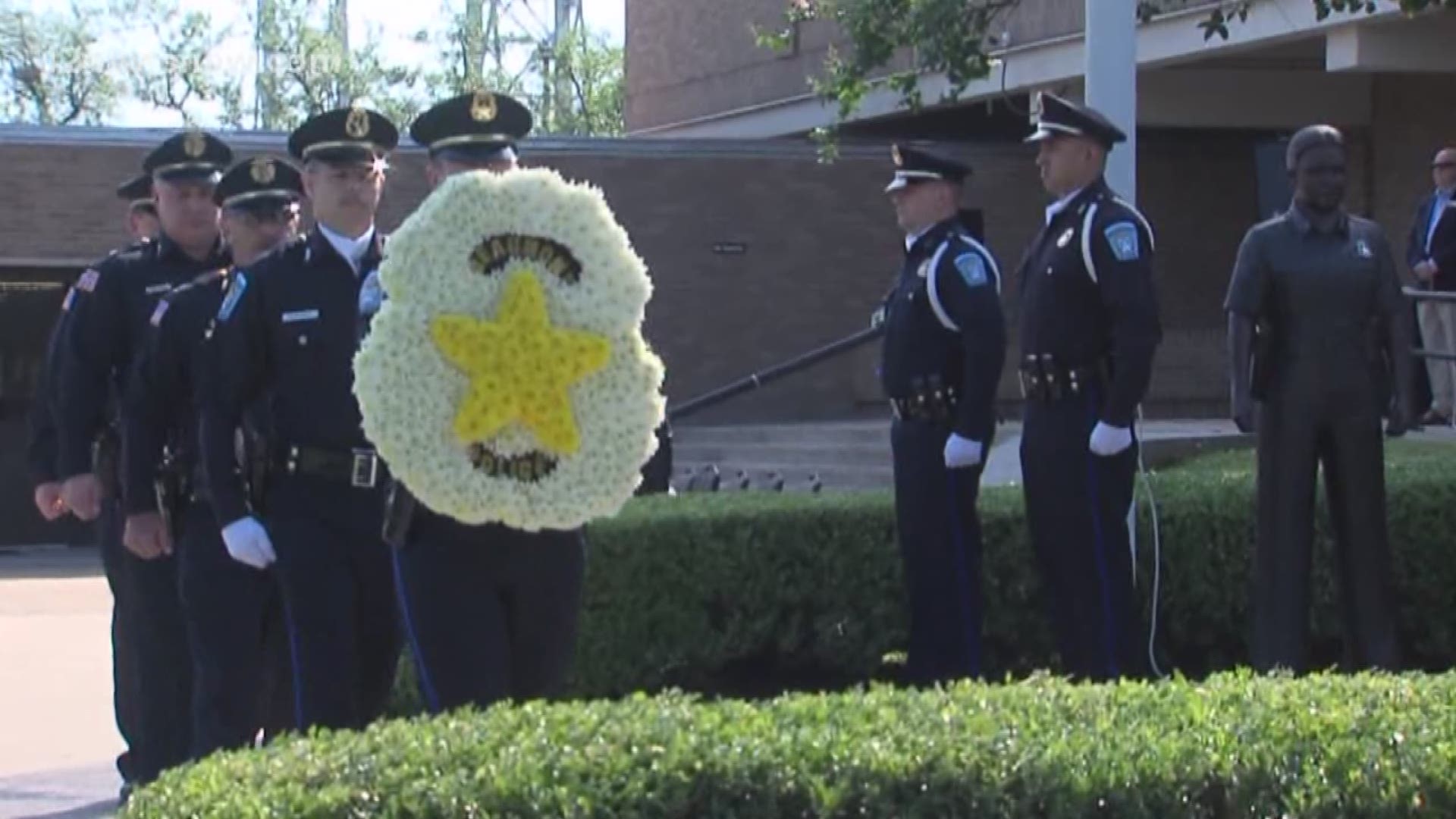 The Beaumont Police Department honors fallen officers for National Police Week.
