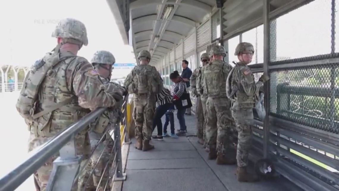 Military Troops Sent To Eagle Pass To Reinforce Border Security After Large Caravan Of Migrants 9001