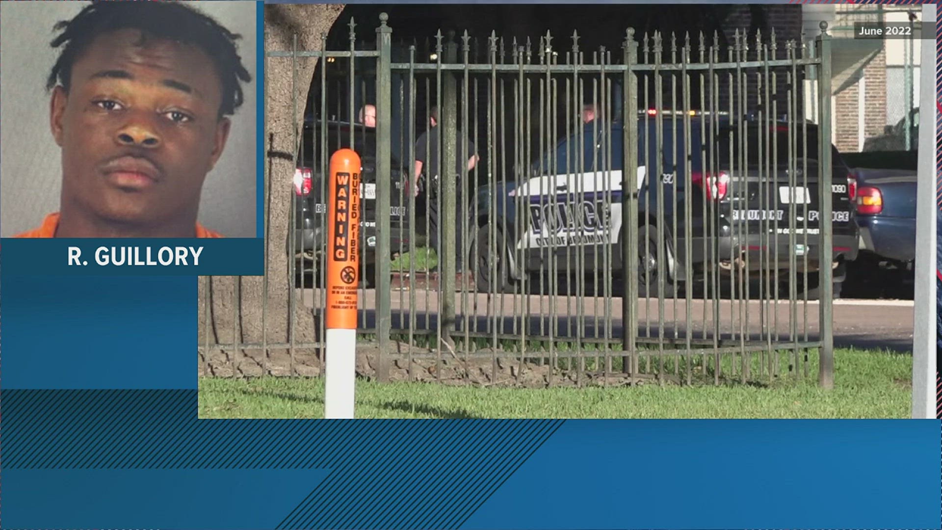 Jalon Nixon and Reginald Guillory are both charged with two counts of aggravated assault on a peace officer.