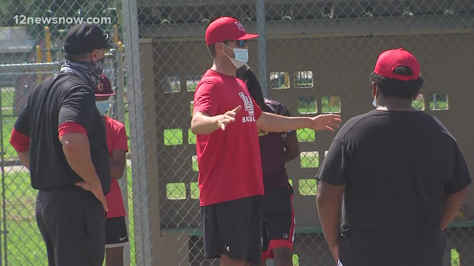 Lamar coaching staff puts on free camp for kids in Port Arthur