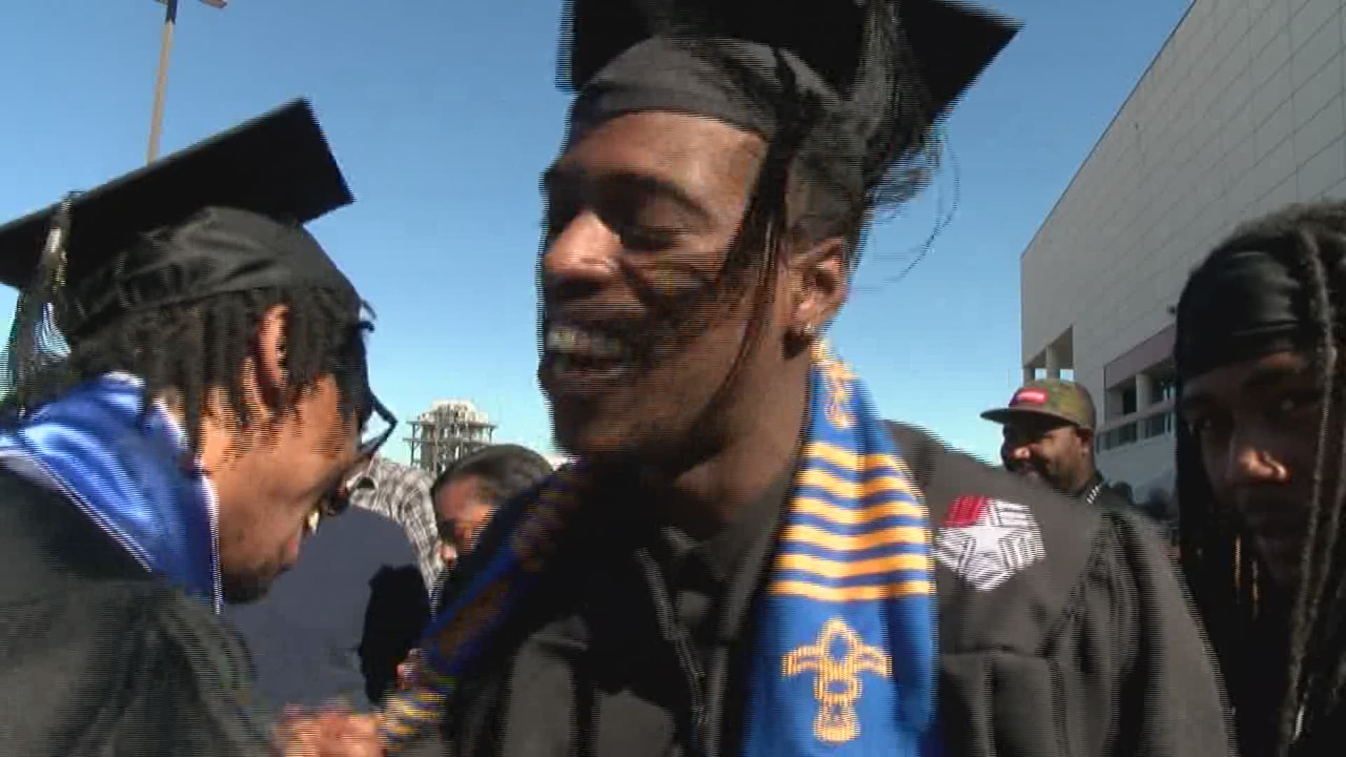 Lamar graduates excited to receive their degrees