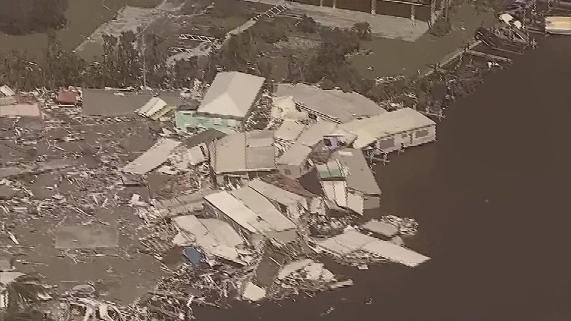 Gov. Ron DeSantis said first responders have been providing relief in some of Florida's most battered areas, including Fort Myers and Sanibel.