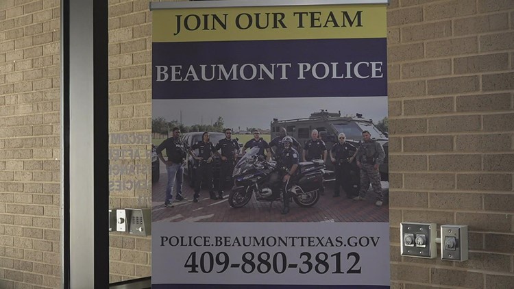 Beaumont Police Dept. looking for new recruits, facing officer shortage