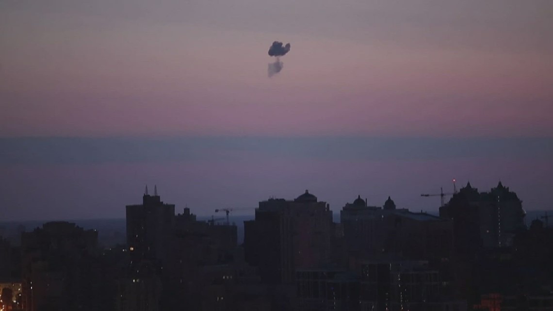 At least one dead after drone attack in Ukraine's capitol