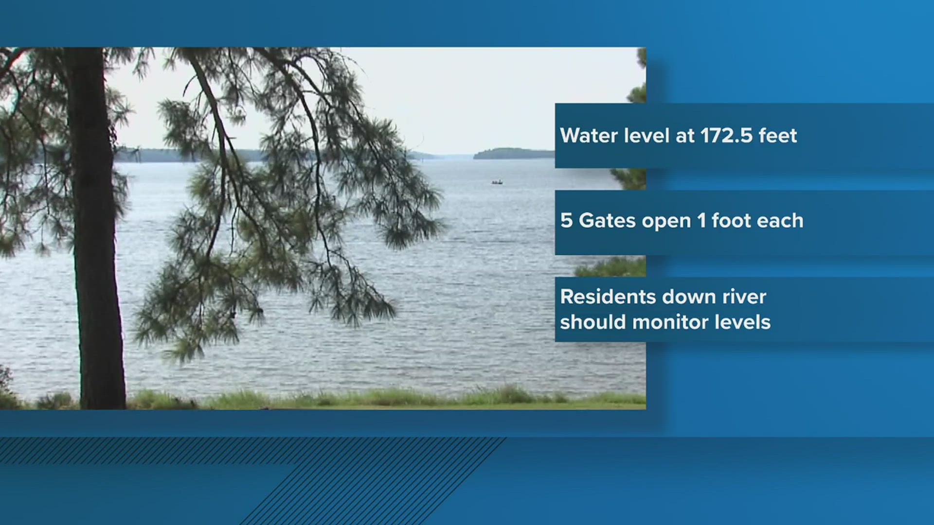 Officials with the Sabine River Authority told 12News they have opened spillway gates at the Toledo Bend Reservoir due to the bout of recent storms.