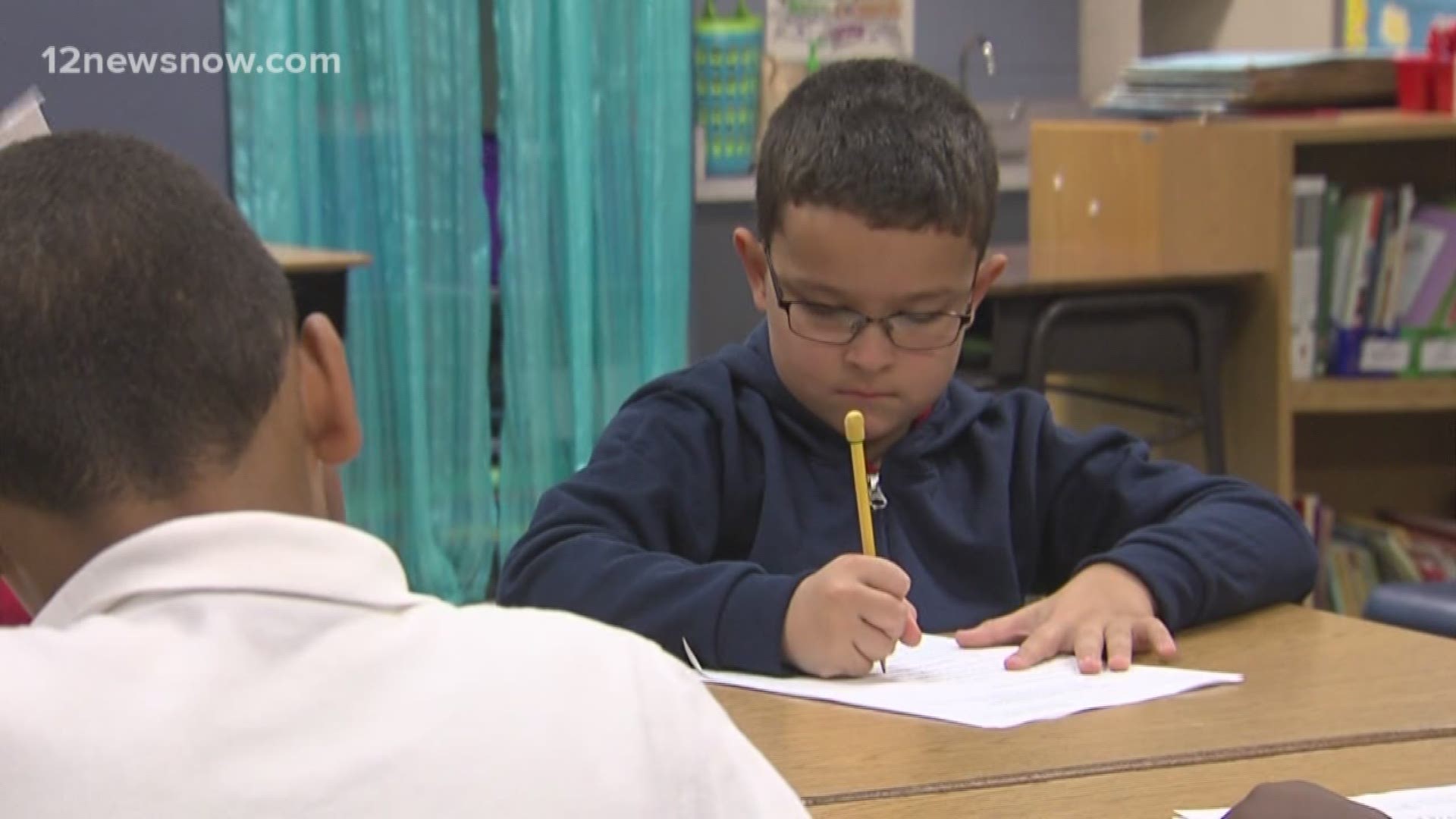 3rd grader in Beaumont pushes through learning disorder in the classroom