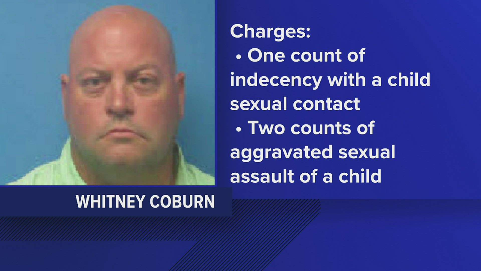 Whitney Ray Coburn is being held in the Hardin County Jail on bonds totaling $1.5 million.