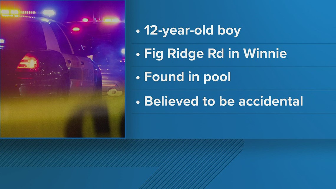 Chambers County Sheriff's Office investigating after 12yearold boy