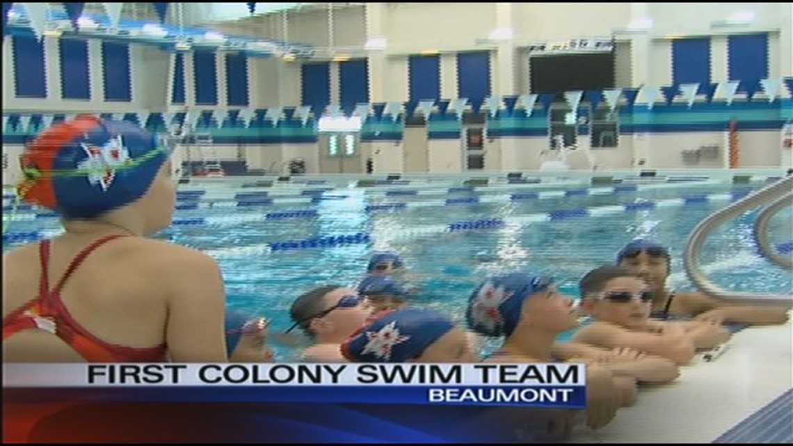 First Colony swim team is going strong 12newsnow