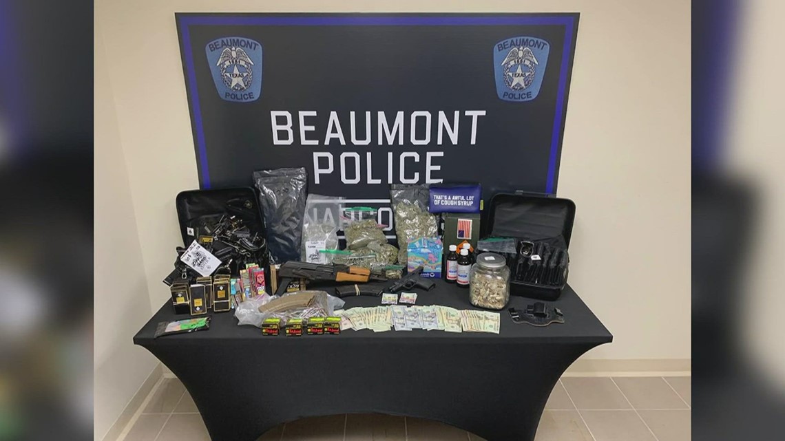 Beaumont Police find drugs guns after complaints from neighbors leads to drug bust