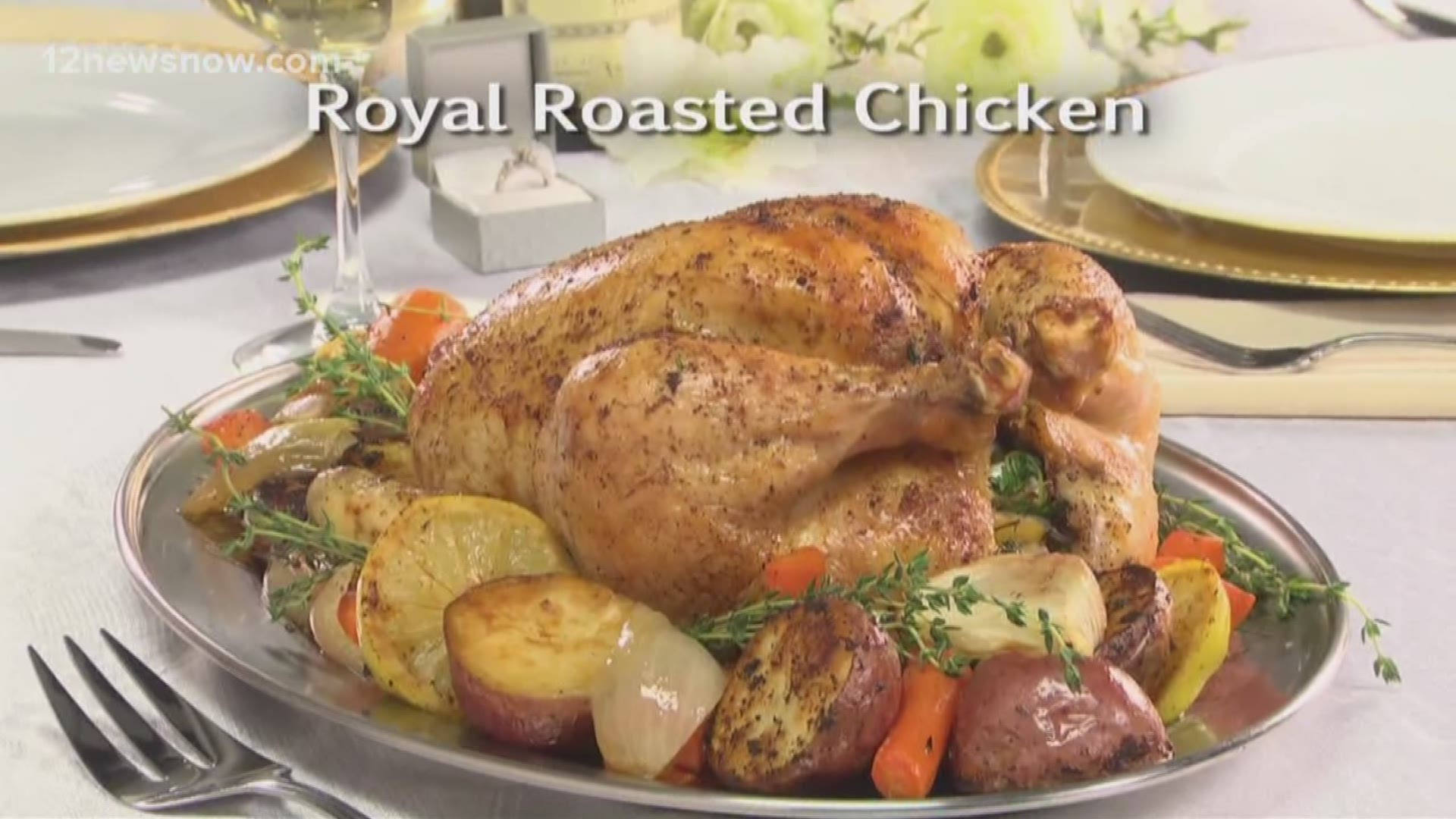 Mr. Food makes Royal Roasted Chicken