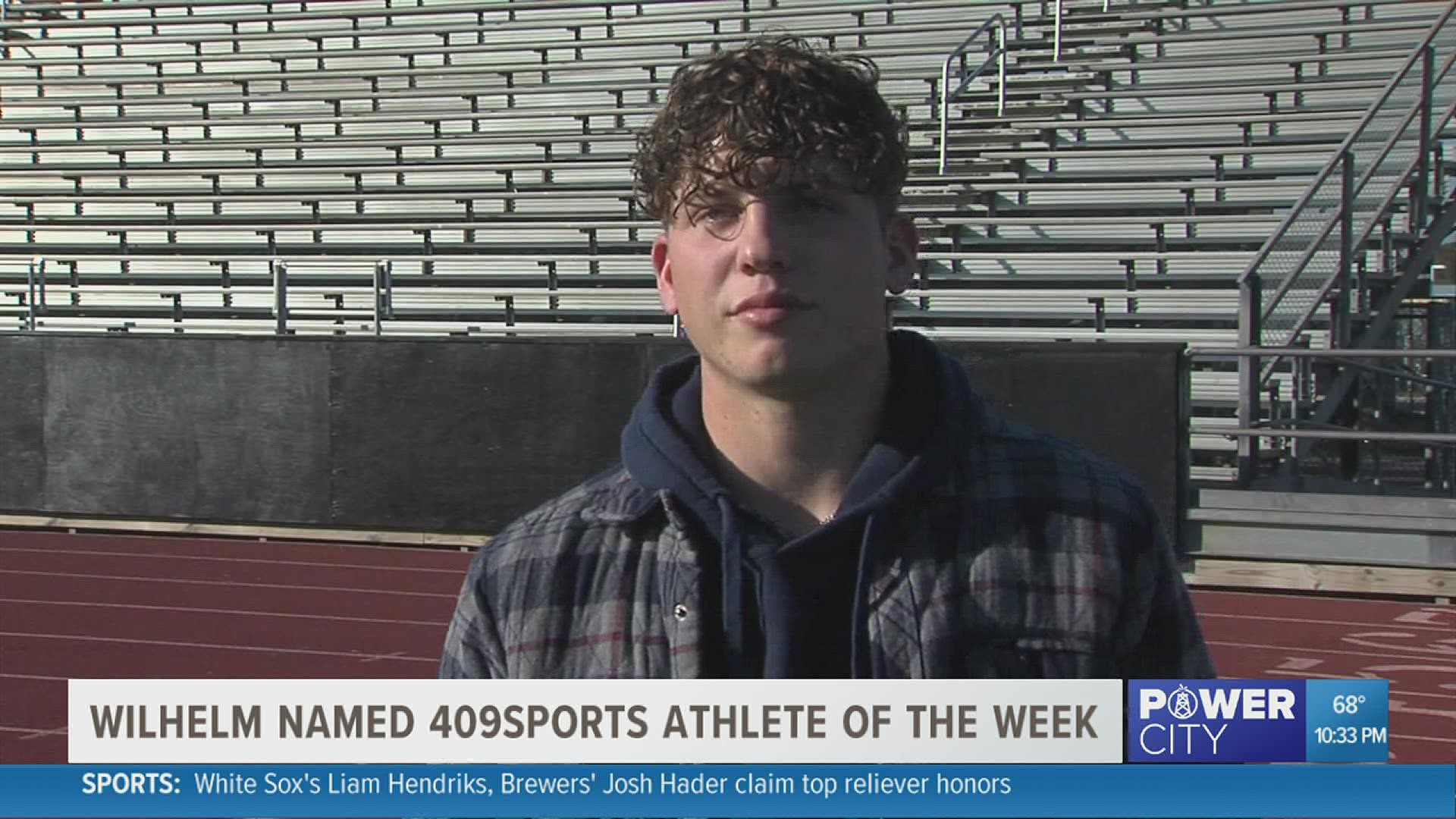 Wilhelm's team first attitude has earned him 409Sports Athlete of The Week honors