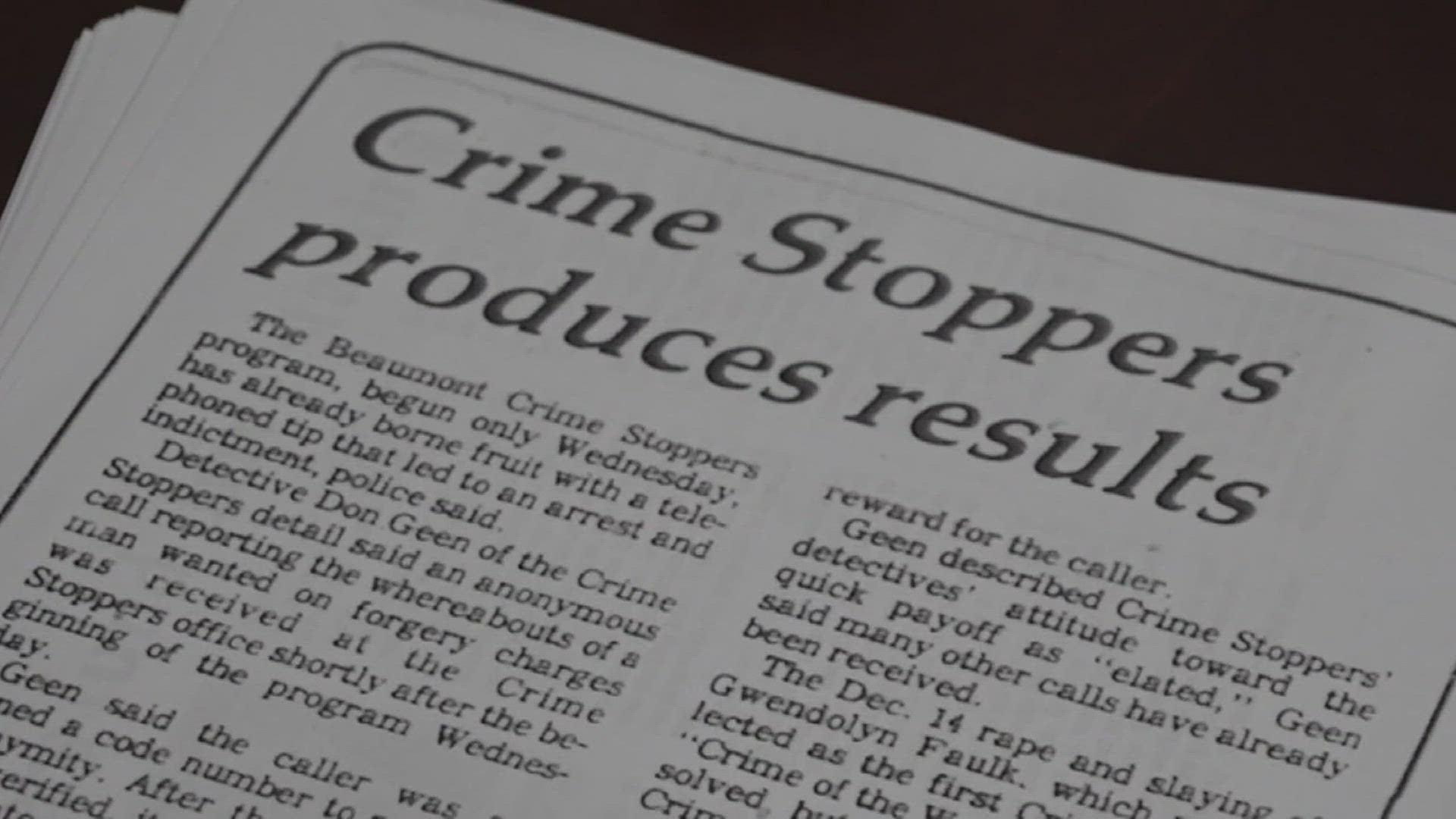 Beginning in 1976 in Albuquerque, New Mexico Detective Greg MacAleese thought of an unusual way to try to solve the murder of a college student.