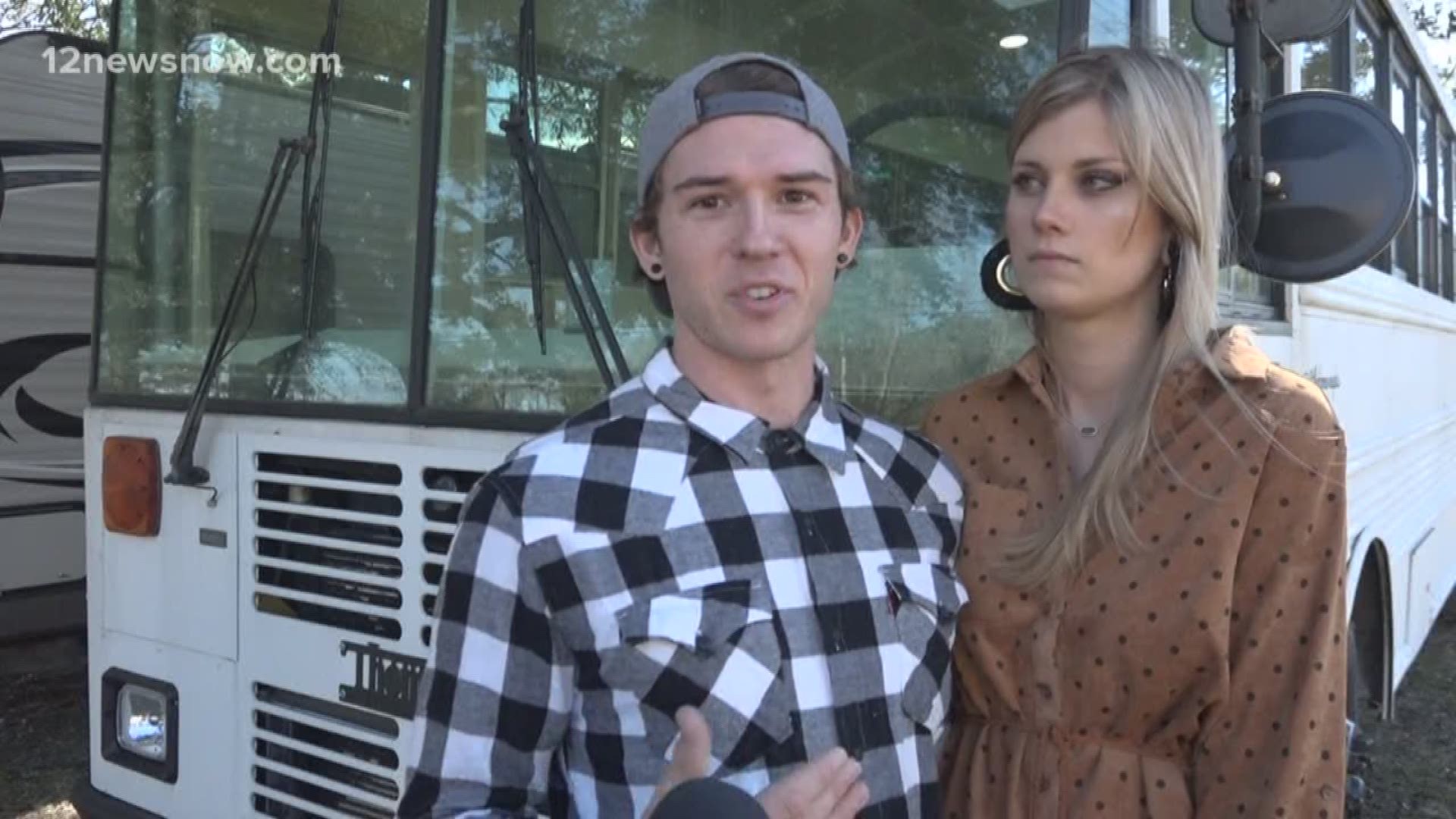 Couple has spent nearly $30,000 to transform the bus into a home.