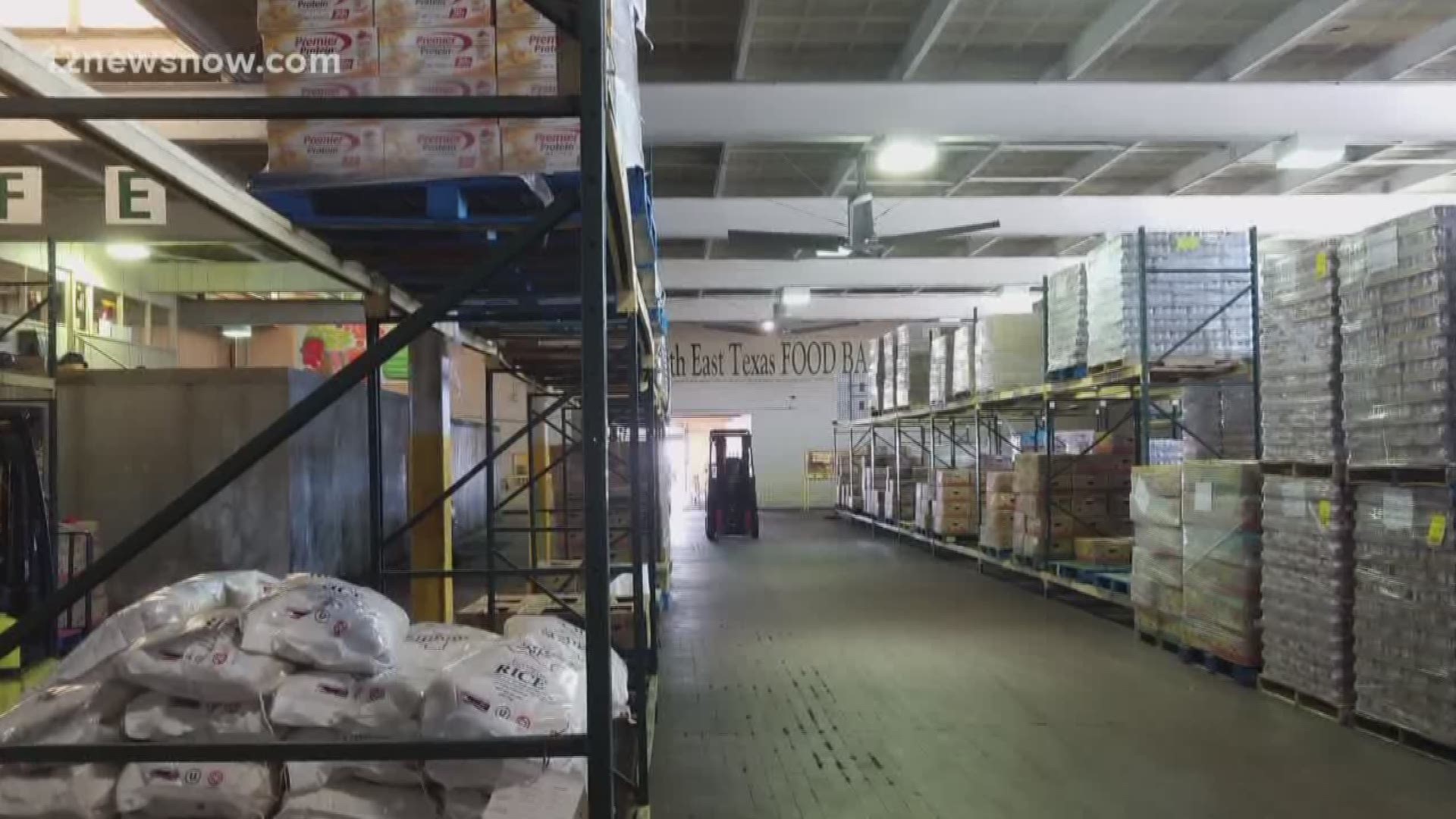 They Southeast Texas Food Bank works with 76 organizations across the eight county territory that they serve. Of those, 20 have had to shut down.
