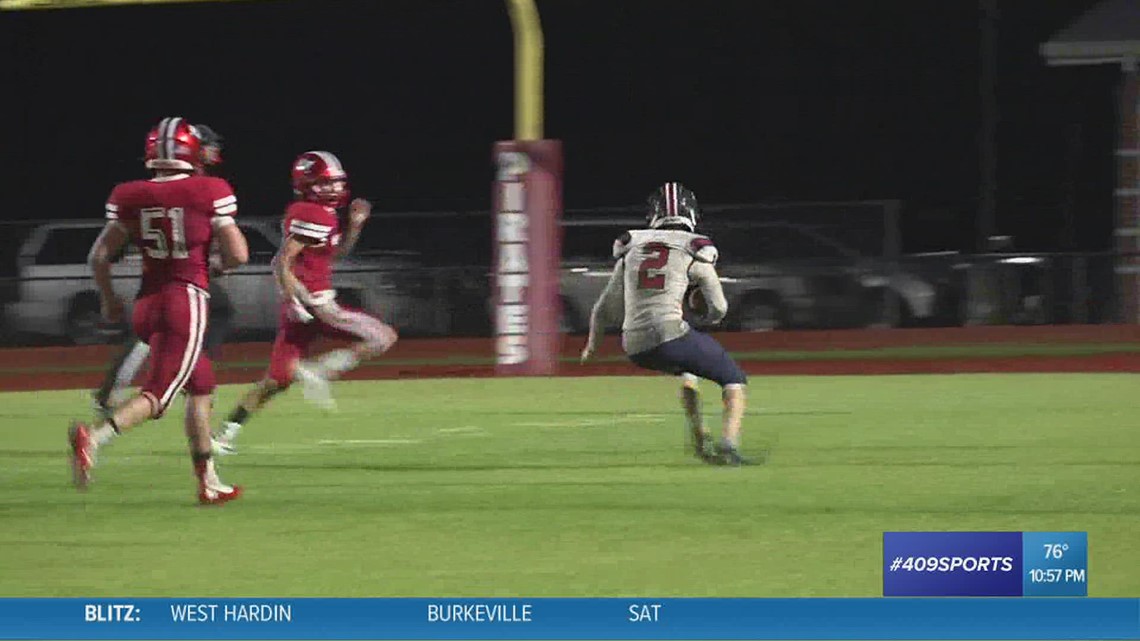 Bay Area Christian's Smith Nave hits the spin cycle for a touchdown in the Play of the week