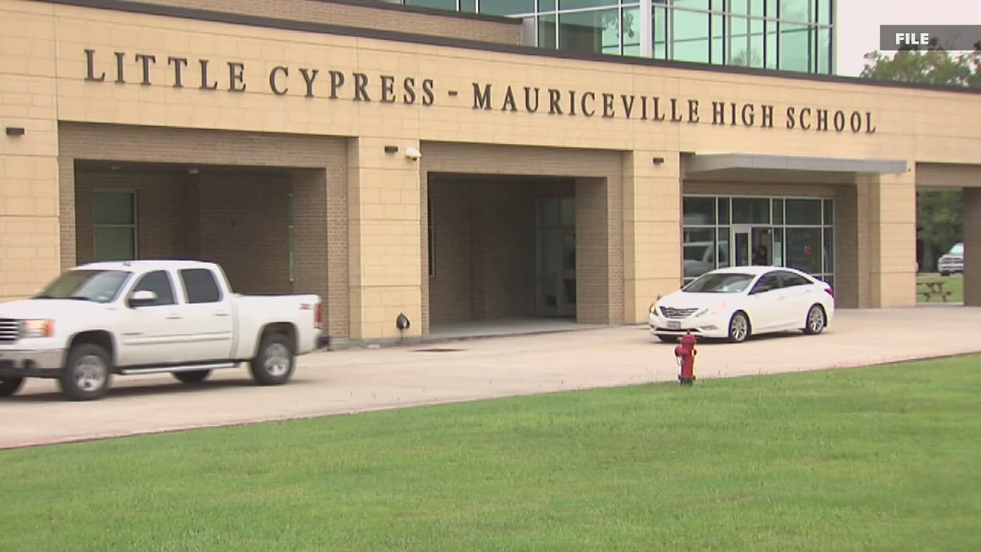 The report was made to LCMCISD administration that a student at Little-Cypress Mauriceville High School had a firearm in their vehicle.